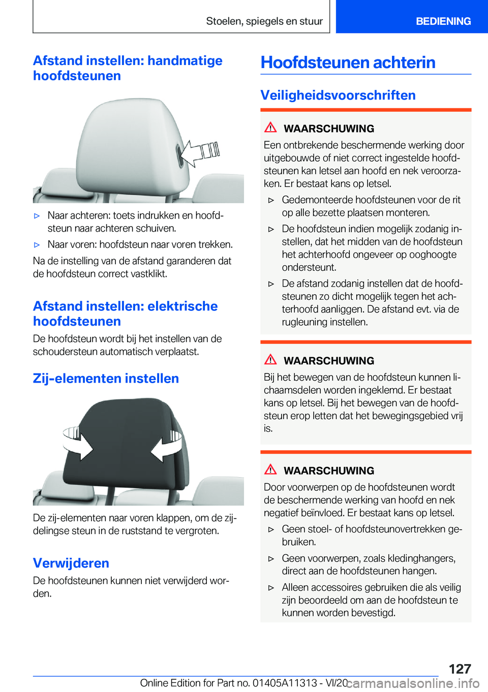 BMW 5 SERIES 2021  Instructieboekjes (in Dutch) �A�f�s�t�a�n�d��i�n�s�t�e�l�l�e�n�:��h�a�n�d�m�a�t�i�g�e
�h�o�o�f�d�s�t�e�u�n�e�n'x�N�a�a�r��a�c�h�t�e�r�e�n�:��t�o�e�t�s��i�n�d�r�u�k�k�e�n��e�n��h�o�o�f�dj �s�t�e�u�n��n�a�a�r��a�c�h�t
