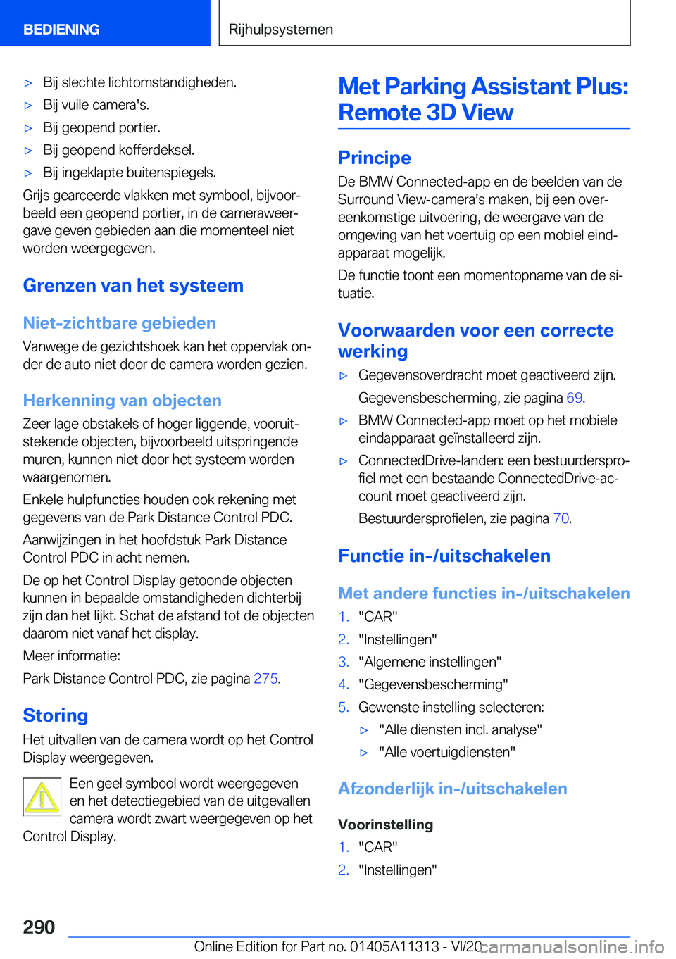 BMW 5 SERIES 2021  Instructieboekjes (in Dutch) 'x�B�i�j��s�l�e�c�h�t�e��l�i�c�h�t�o�m�s�t�a�n�d�i�g�h�e�d�e�n�.'x�B�i�j��v�u�i�l�e��c�a�m�e�r�a�'�s�.'x�B�i�j��g�e�o�p�e�n�d��p�o�r�t�i�e�r�.'x�B�i�j��g�e�o�p�e�n�d��k�o�f