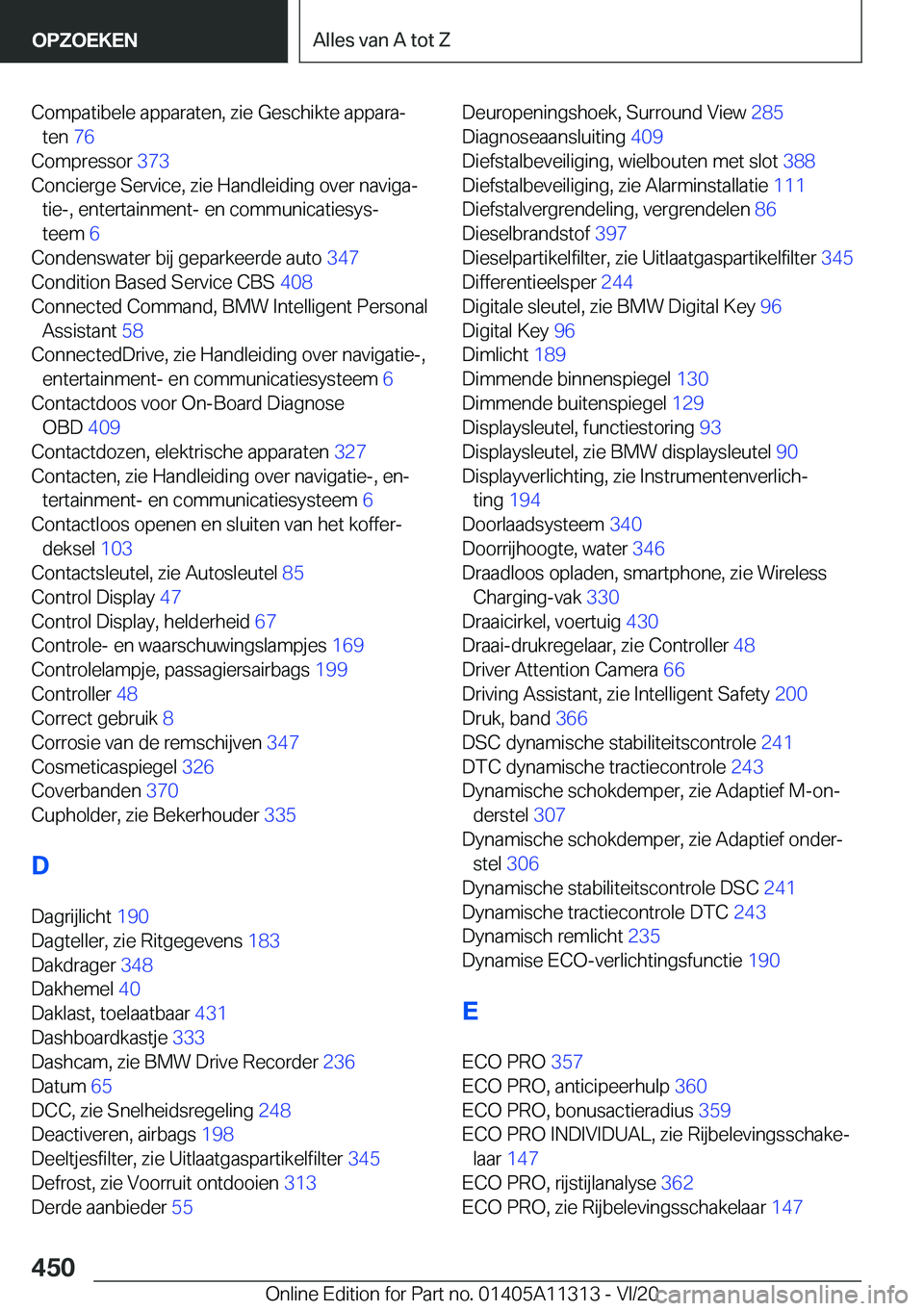 BMW 5 SERIES 2021  Instructieboekjes (in Dutch) �C�o�m�p�a�t�i�b�e�l�e��a�p�p�a�r�a�t�e�n�,��z�i�e��G�e�s�c�h�i�k�t�e��a�p�p�a�r�aj�t�e�n� �7�6�
�C�o�m�p�r�e�s�s�o�r� �3�7�3�
�C�o�n�c�i�e�r�g�e��S�e�r�v�i�c�e�,��z�i�e��H�a�n�d�l�e�i�d�i