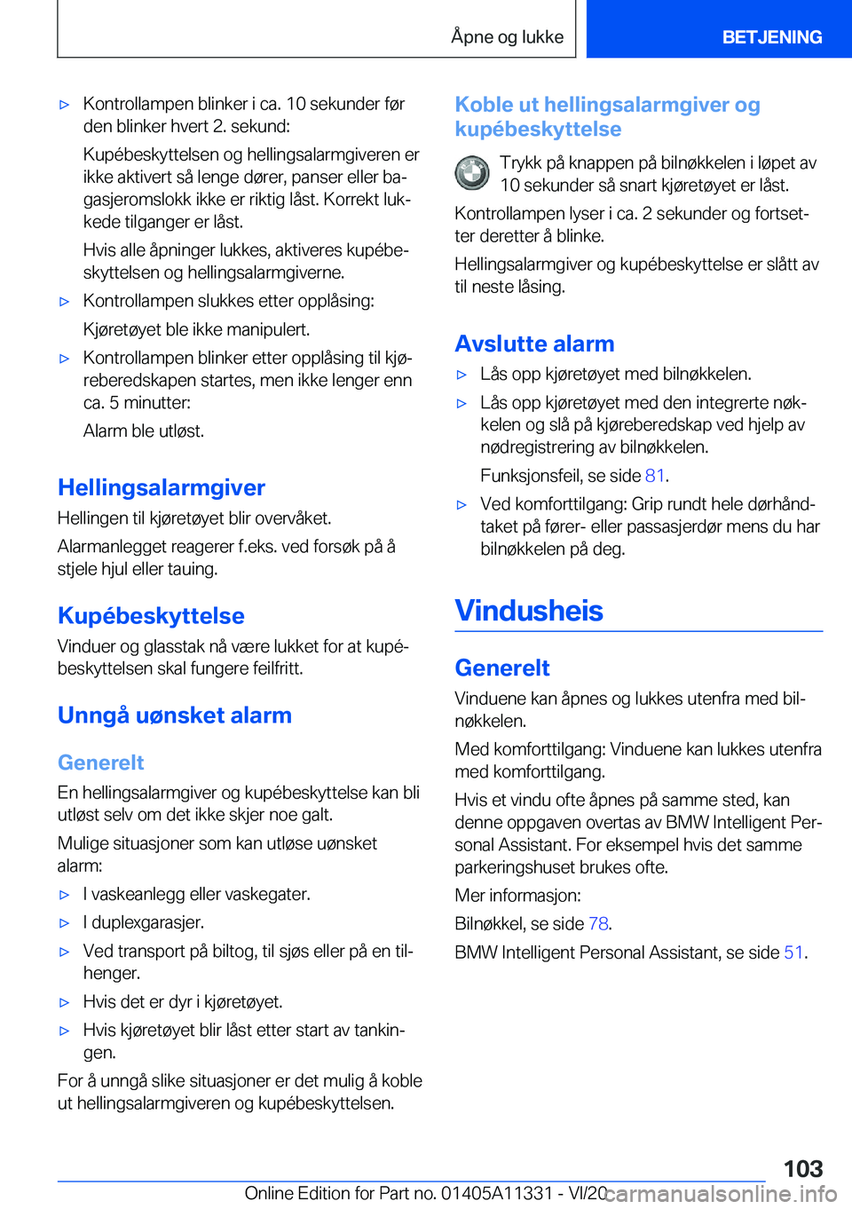 BMW 5 SERIES 2021  InstruksjonsbØker (in Norwegian) 'x�K�o�n�t�r�o�l�l�a�m�p�e�n��b�l�i�n�k�e�r��i��c�a�.��1�0��s�e�k�u�n�d�e�r��f�