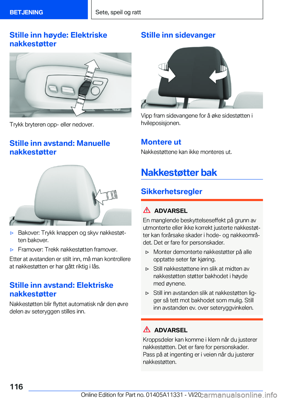 BMW 5 SERIES 2021  InstruksjonsbØker (in Norwegian) �S�t�i�l�l�e��i�n�n��h�