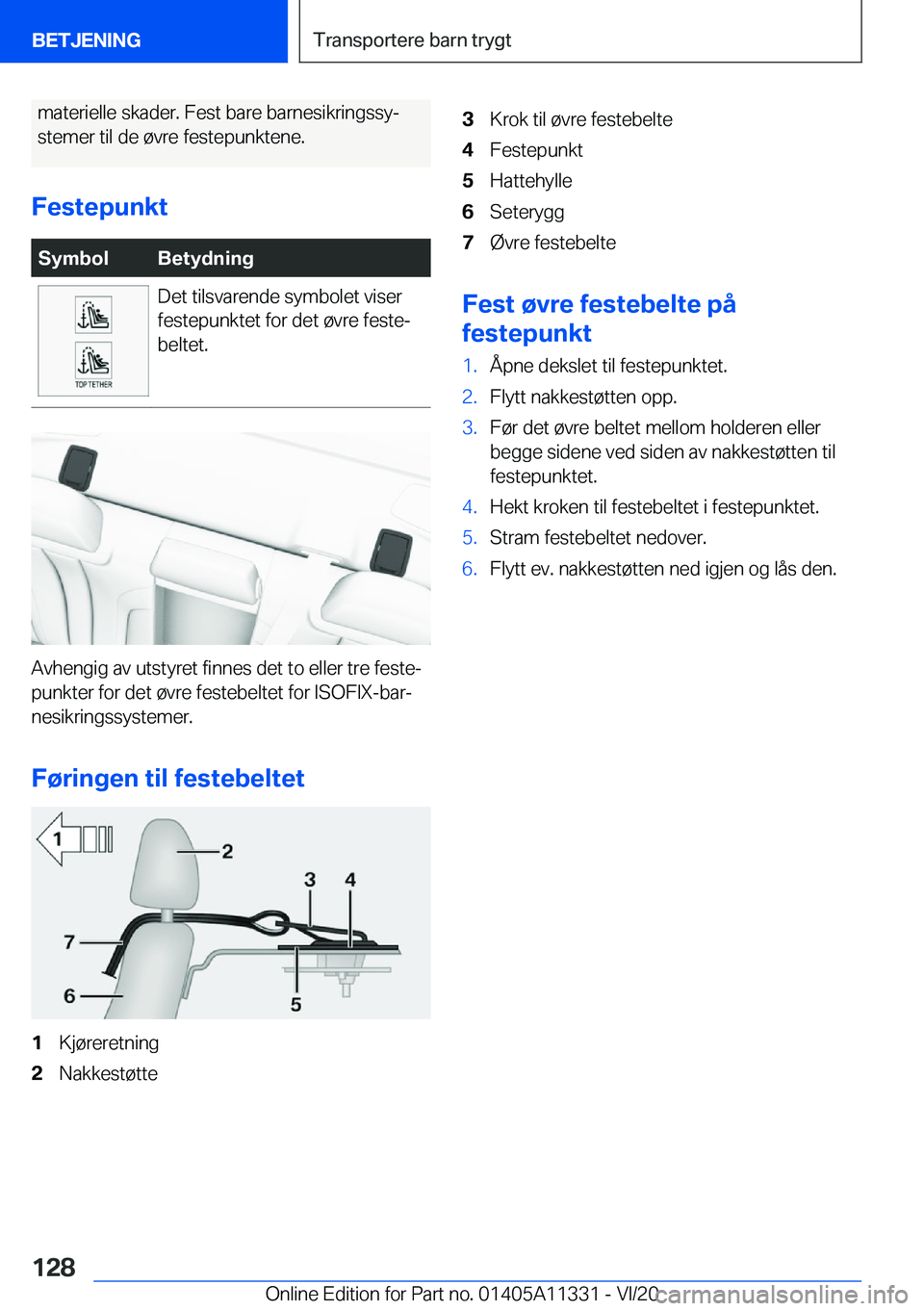 BMW 5 SERIES 2021  InstruksjonsbØker (in Norwegian) �m�a�t�e�r�i�e�l�l�e��s�k�a�d�e�r�.��F�e�s�t��b�a�r�e��b�a�r�n�e�s�i�k�r�i�n�g�s�s�yj�s�t�e�m�e�r��t�i�l��d�e��