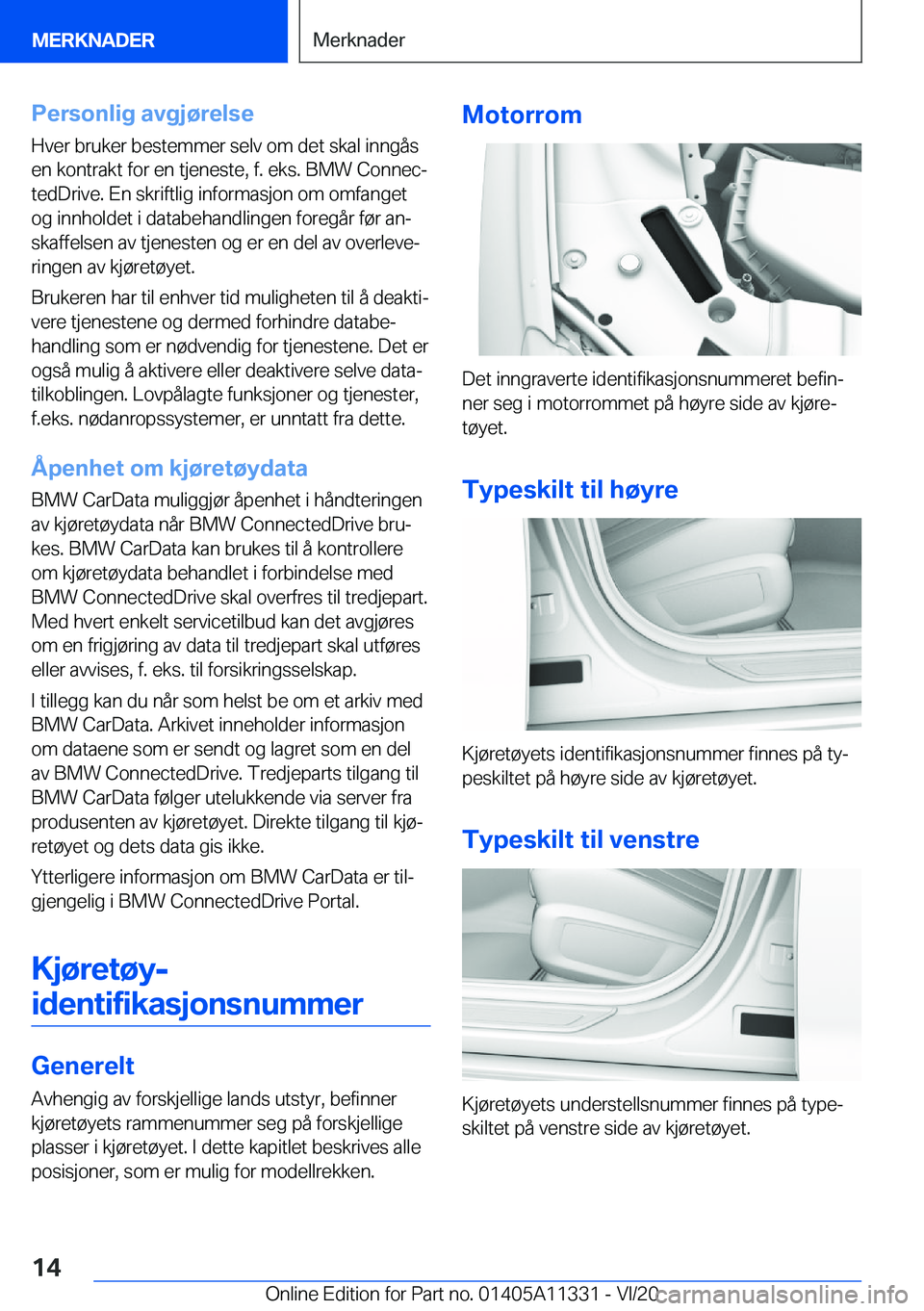 BMW 5 SERIES 2021  InstruksjonsbØker (in Norwegian) �P�e�r�s�o�n�l�i�g��a�v�g�j�