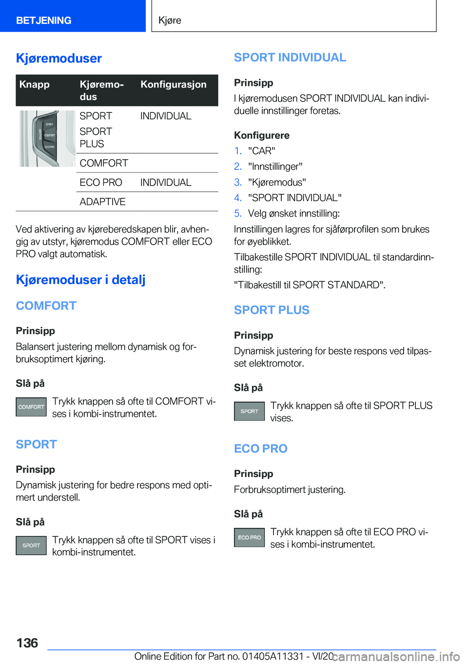 BMW 5 SERIES 2021  InstruksjonsbØker (in Norwegian) �K�j�
