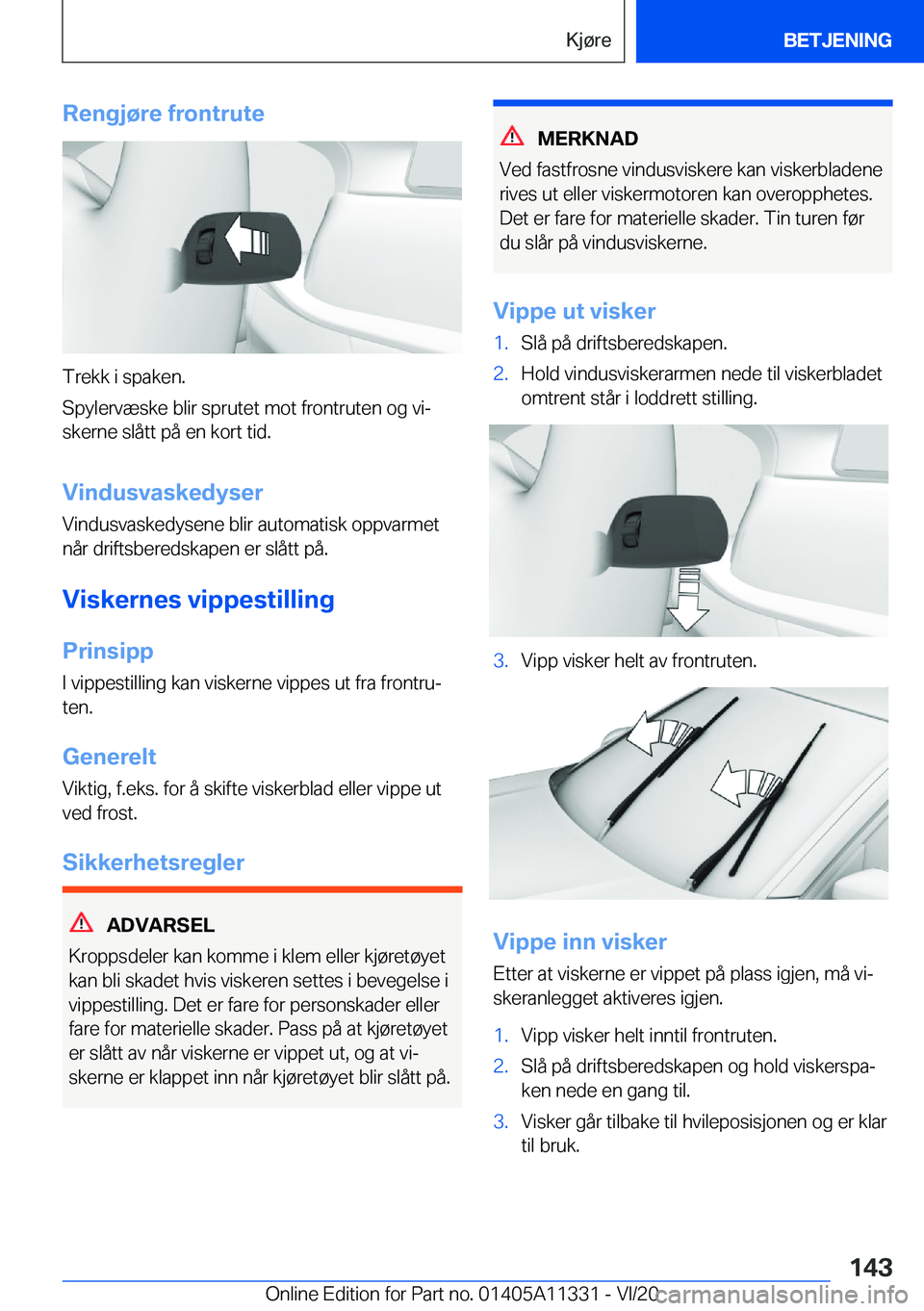 BMW 5 SERIES 2021  InstruksjonsbØker (in Norwegian) �R�e�n�g�j�