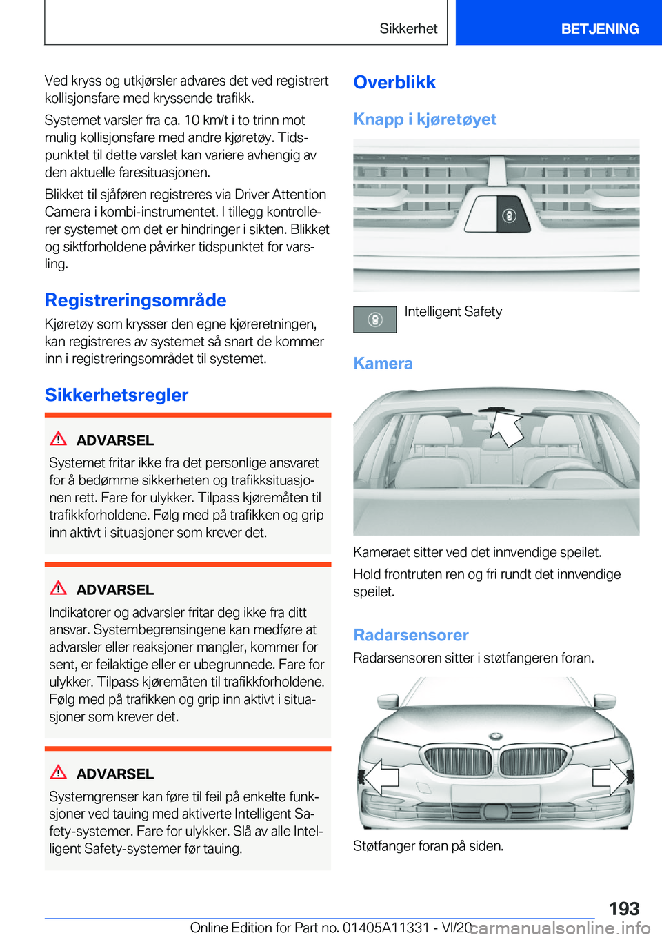 BMW 5 SERIES 2021  InstruksjonsbØker (in Norwegian) �V�e�d��k�r�y�s�s��o�g��u�t�k�j�