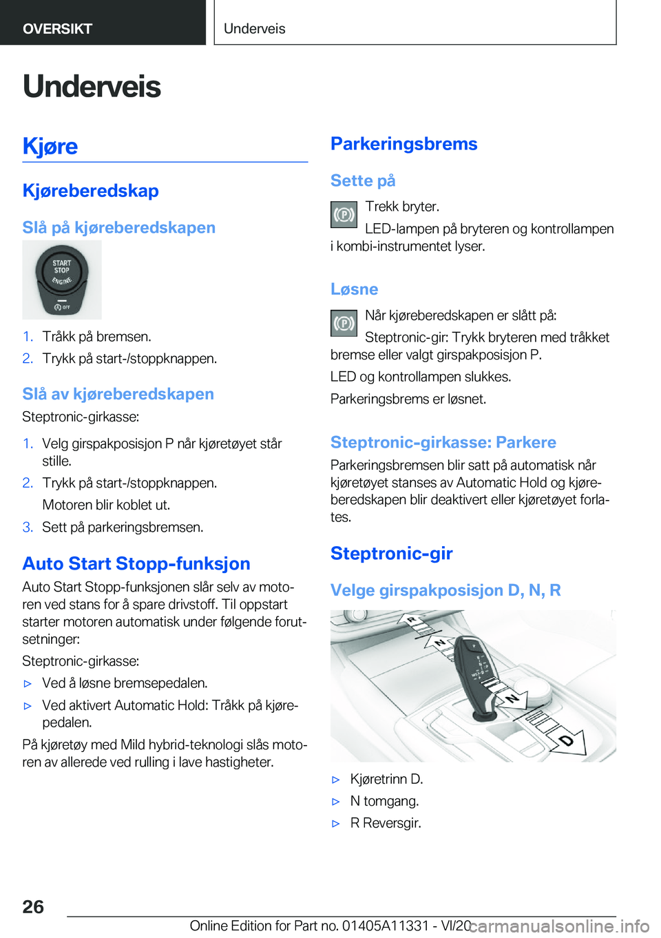 BMW 5 SERIES 2021  InstruksjonsbØker (in Norwegian) �U�n�d�e�r�v�e�i�s�K�j�