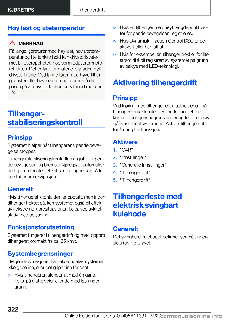 BMW 5 SERIES 2021  InstruksjonsbØker (in Norwegian) �H�
