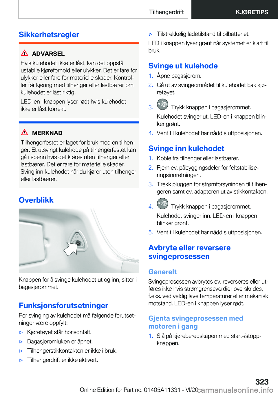 BMW 5 SERIES 2021  InstruksjonsbØker (in Norwegian) �S�i�k�k�e�r�h�e�t�s�r�e�g�l�e�r
�A�D�V�A�R�S�E�L
�H�v�i�s��k�u�l�e�h�o�d�e�t��i�k�k�e��e�r��l�å�s�t�,��k�a�n��d�e�t��o�p�p�s�t�å
�u�s�t�a�b�i�l�e��k�j�