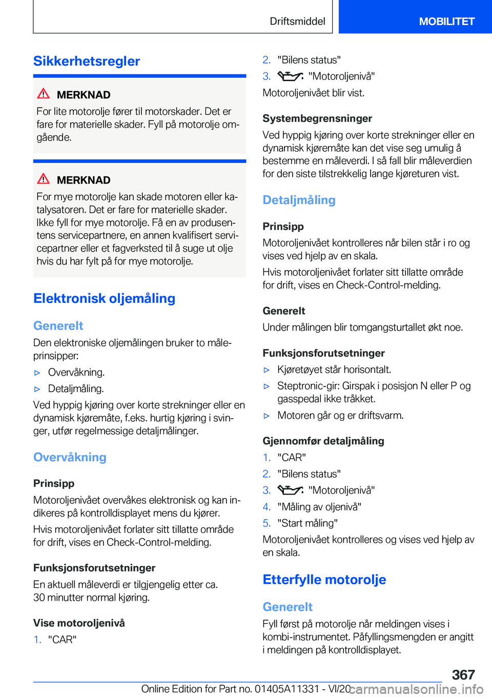 BMW 5 SERIES 2021  InstruksjonsbØker (in Norwegian) �S�i�k�k�e�r�h�e�t�s�r�e�g�l�e�r
�M�E�R�K�N�A�D
�F�o�r��l�i�t�e��m�o�t�o�r�o�l�j�e��f�