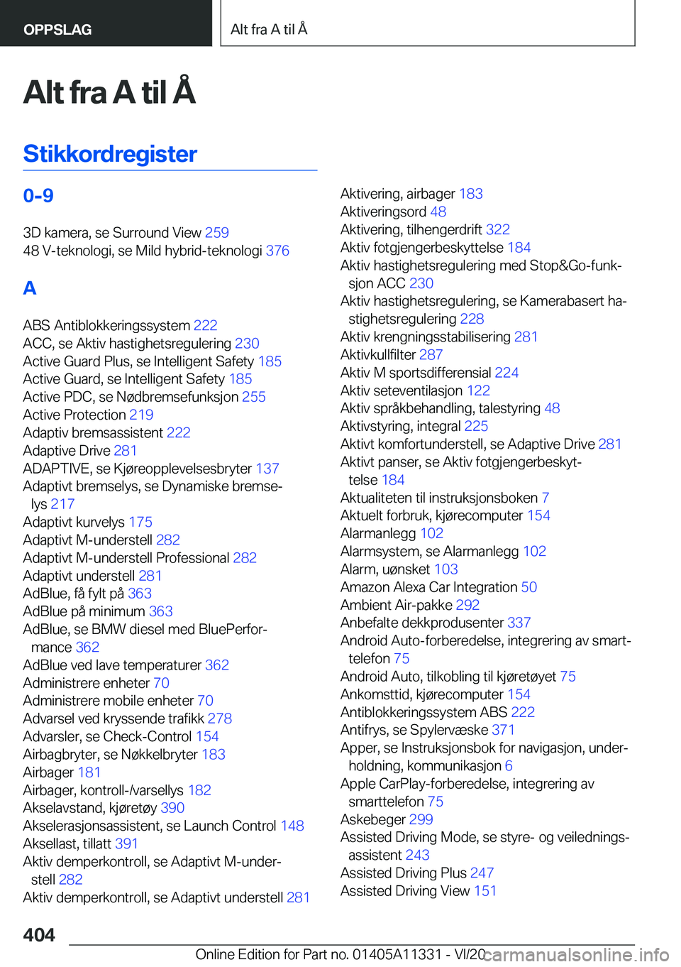 BMW 5 SERIES 2021  InstruksjonsbØker (in Norwegian) �A�l�t��f�r�a��A��t�i�l��