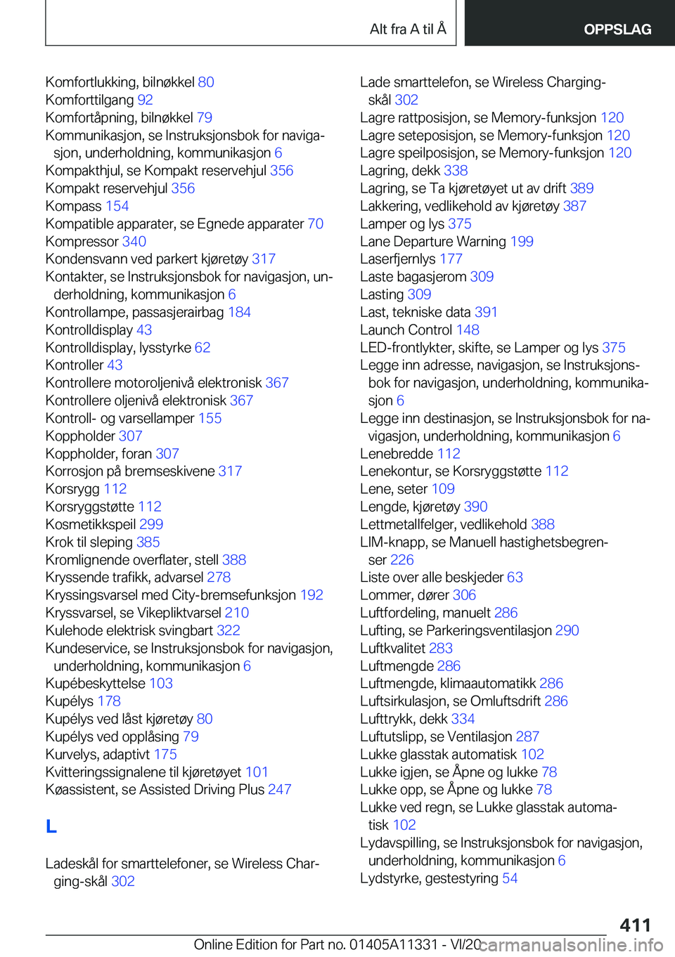 BMW 5 SERIES 2021  InstruksjonsbØker (in Norwegian) �K�o�m�f�o�r�t�l�u�k�k�i�n�g�,��b�i�l�n�