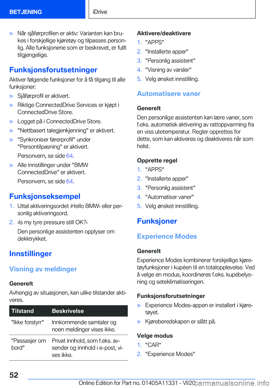 BMW 5 SERIES 2021  InstruksjonsbØker (in Norwegian) 'x�N�å�r��s�j�å�f�
