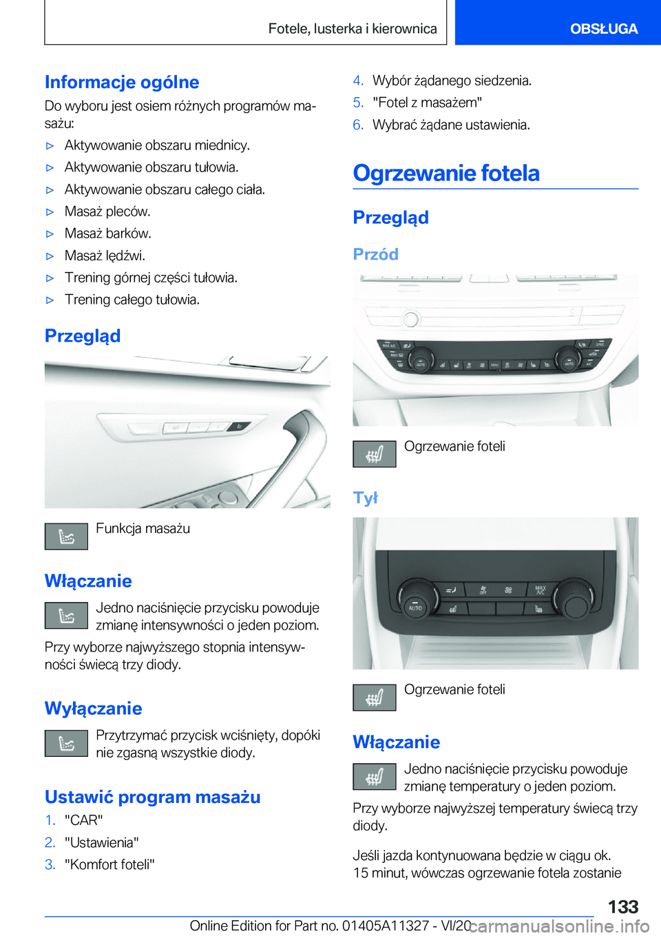 BMW 5 SERIES 2021  Instrukcja obsługi (in Polish) �I�n�f�o�r�m�a�c�j�e��o�g�