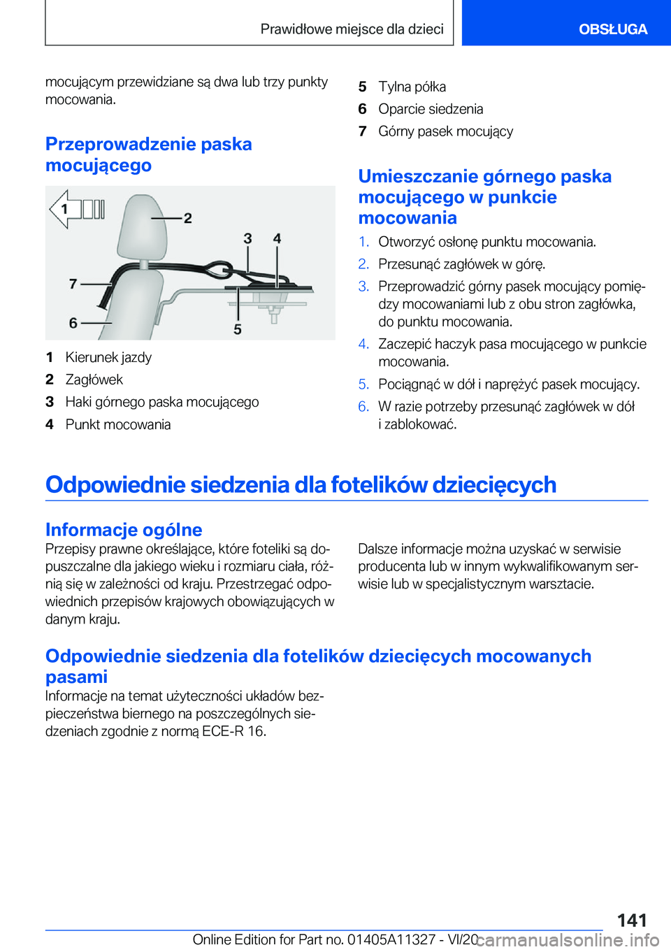 BMW 5 SERIES 2021  Instrukcja obsługi (in Polish) �m�o�c�u�j�