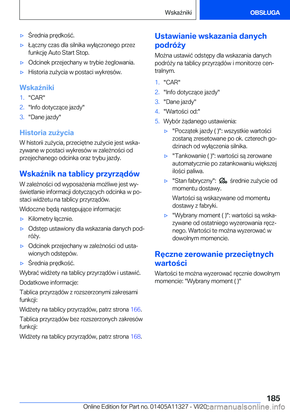 BMW 5 SERIES 2021  Instrukcja obsługi (in Polish) 'x�r�e�d�n�i�a��p�r�