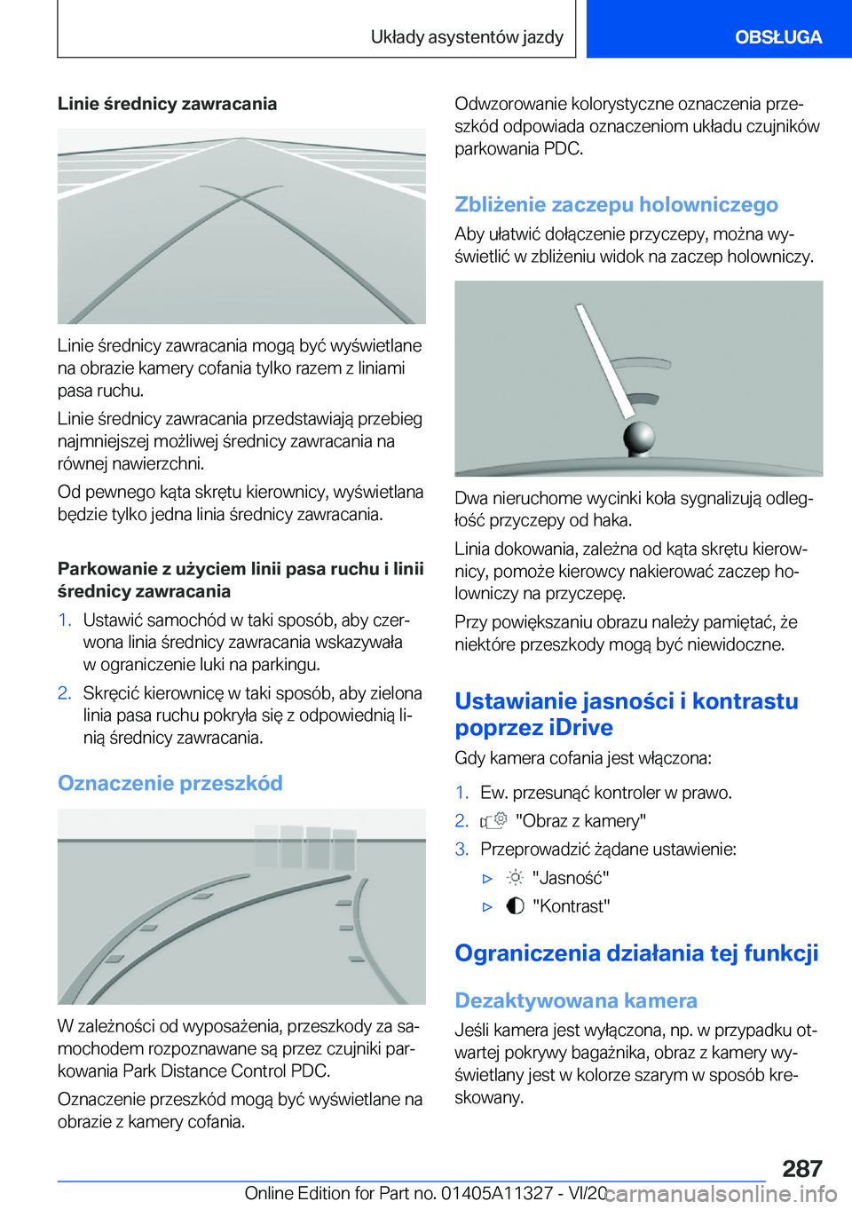 BMW 5 SERIES 2021  Instrukcja obsługi (in Polish) �L�i�n�i�e��r�e�d�n�i�c�y��z�a�w�r�a�c�a�n�i�a
�L�i�n�i�e��r�e�d�n�i�c�y��z�a�w�r�a�c�a�n�i�a��m�o�g�