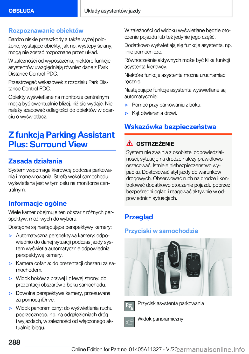 BMW 5 SERIES 2021  Instrukcja obsługi (in Polish) �R�o�z�p�o�z�n�a�w�a�n�i�e��o�b�i�e�k�t�