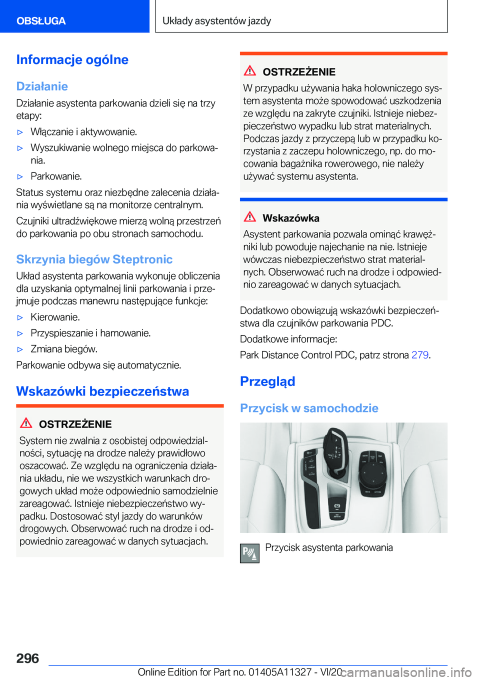 BMW 5 SERIES 2021  Instrukcja obsługi (in Polish) �I�n�f�o�r�m�a�c�j�e��o�g�