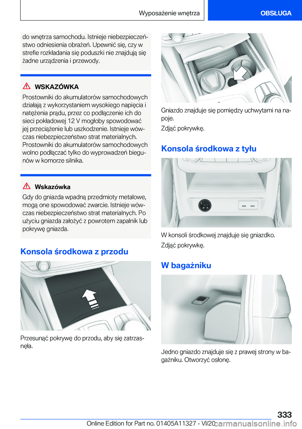 BMW 5 SERIES 2021  Instrukcja obsługi (in Polish) �d�o��w�n�