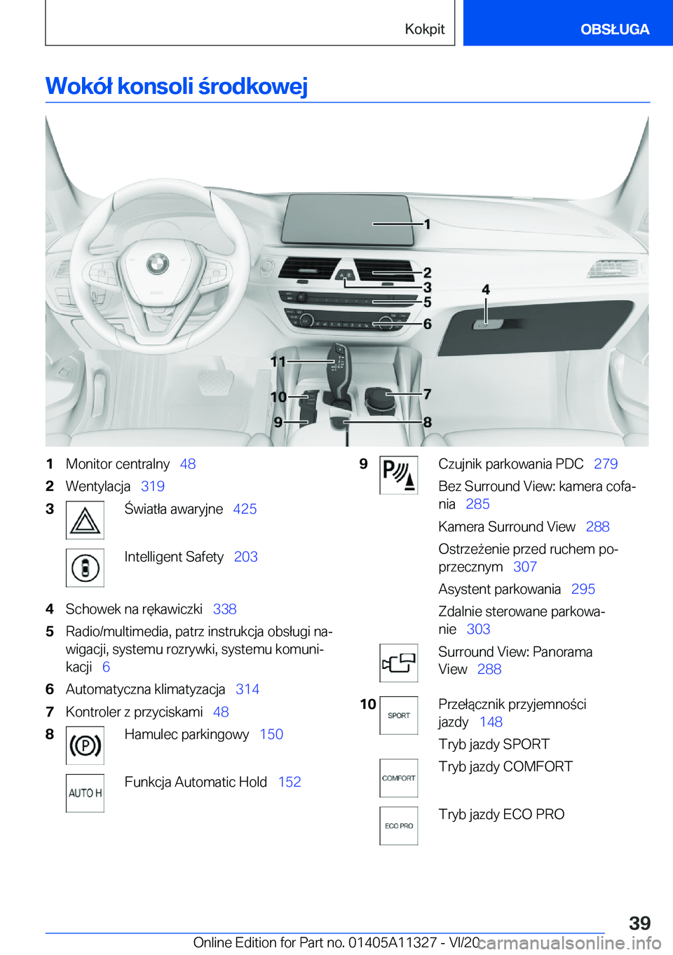 BMW 5 SERIES 2021  Instrukcja obsługi (in Polish) �W�o�k�