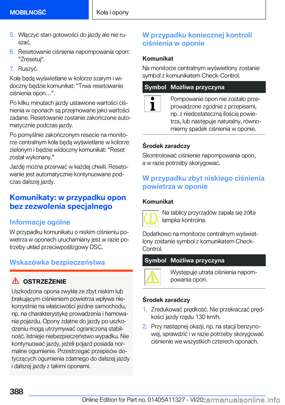 BMW 5 SERIES 2021  Instrukcja obsługi (in Polish) �5�.�W�ł�