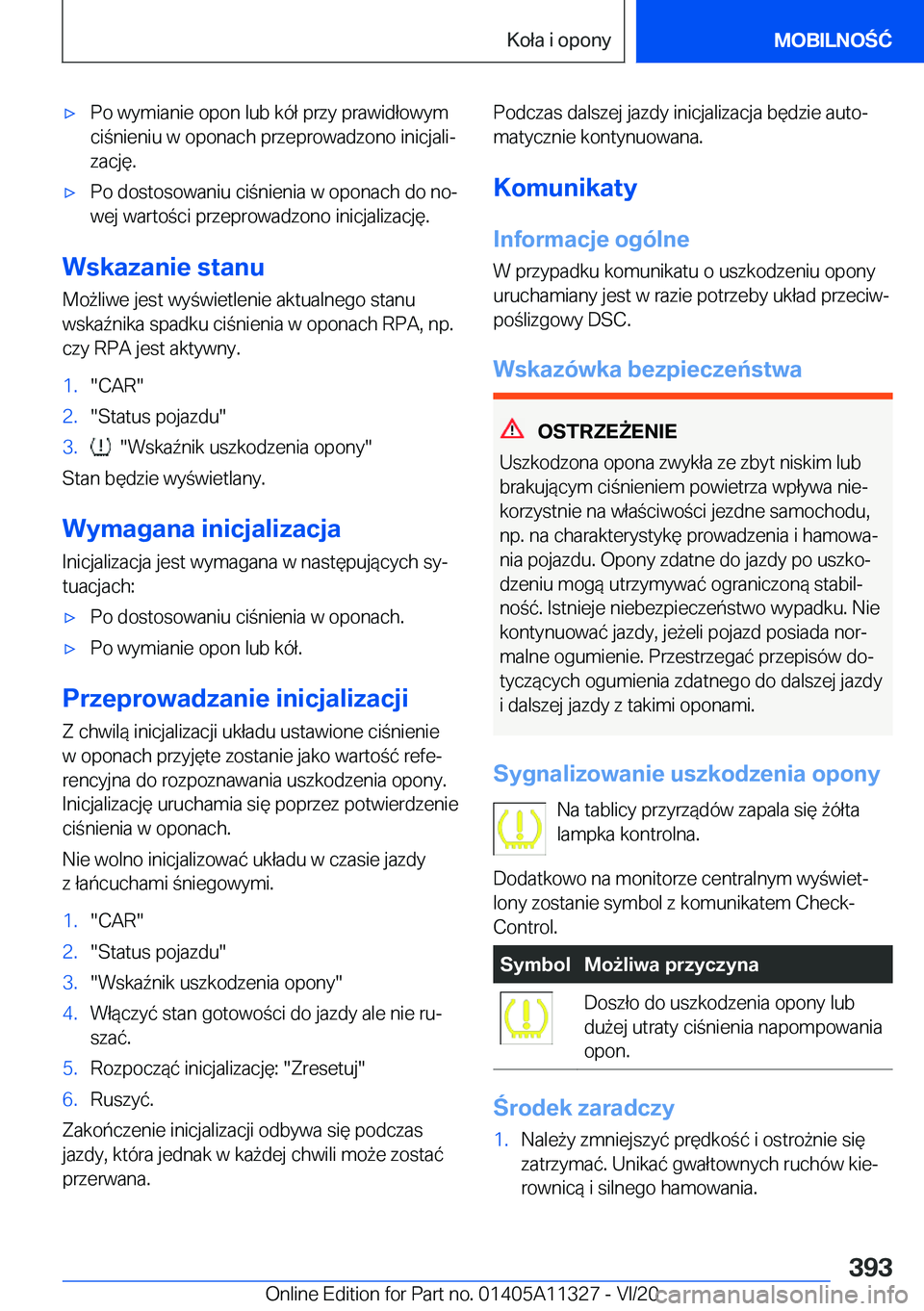 BMW 5 SERIES 2021  Instrukcja obsługi (in Polish) 'x�P�o��w�y�m�i�a�n�i�e��o�p�o�n��l�u�b��k�