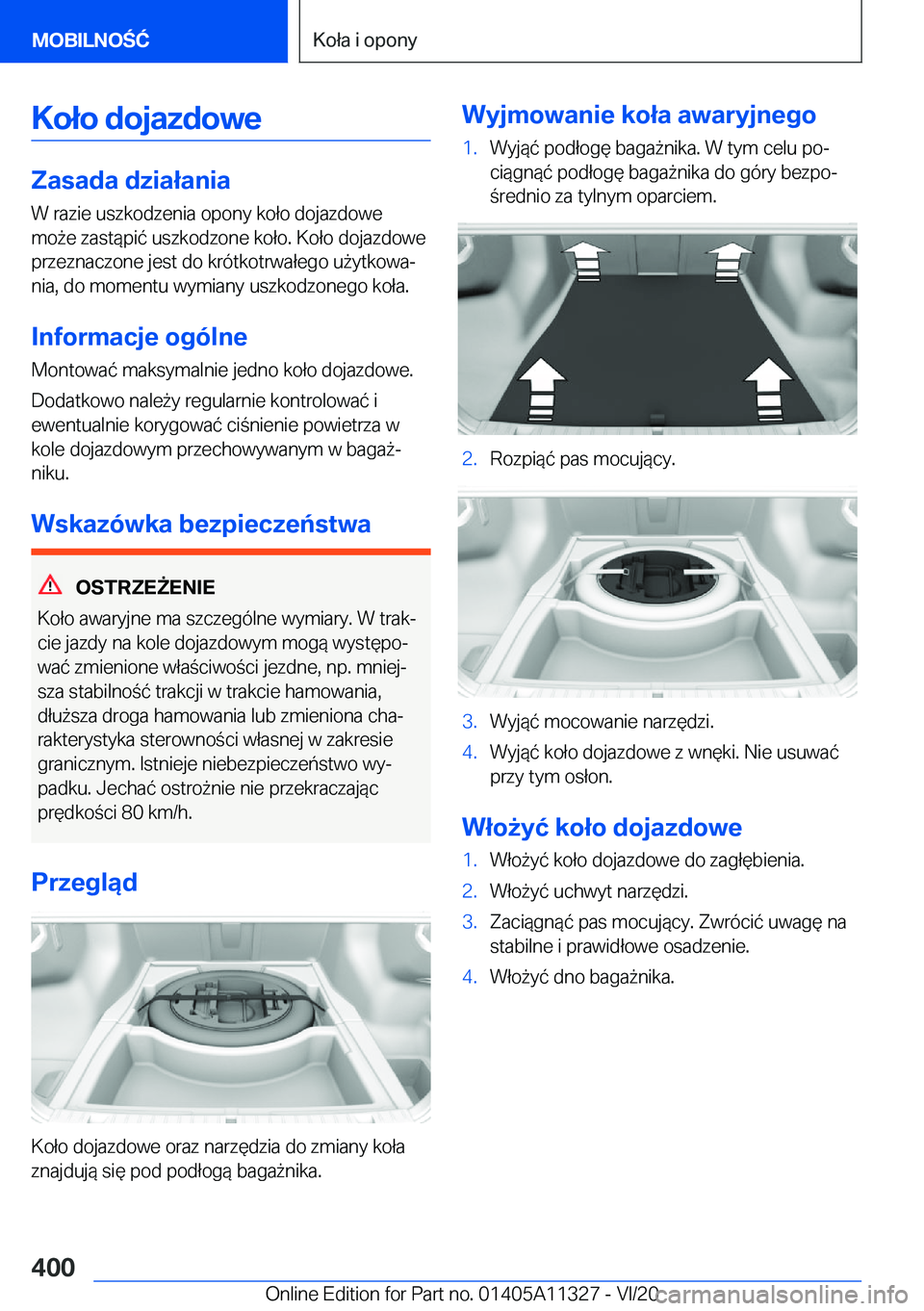 BMW 5 SERIES 2021  Instrukcja obsługi (in Polish) �K�o�ł�o��d�o�j�a�z�d�o�w�e
�Z�a�s�a�d�a��d�z�i�a�ł�a�n�i�a
�W��r�a�z�i�e��u�s�z�k�o�d�z�e�n�i�a��o�p�o�n�y��k�o�ł�o��d�o�j�a�z�d�o�w�e
�m�o9�e��z�a�s�t�