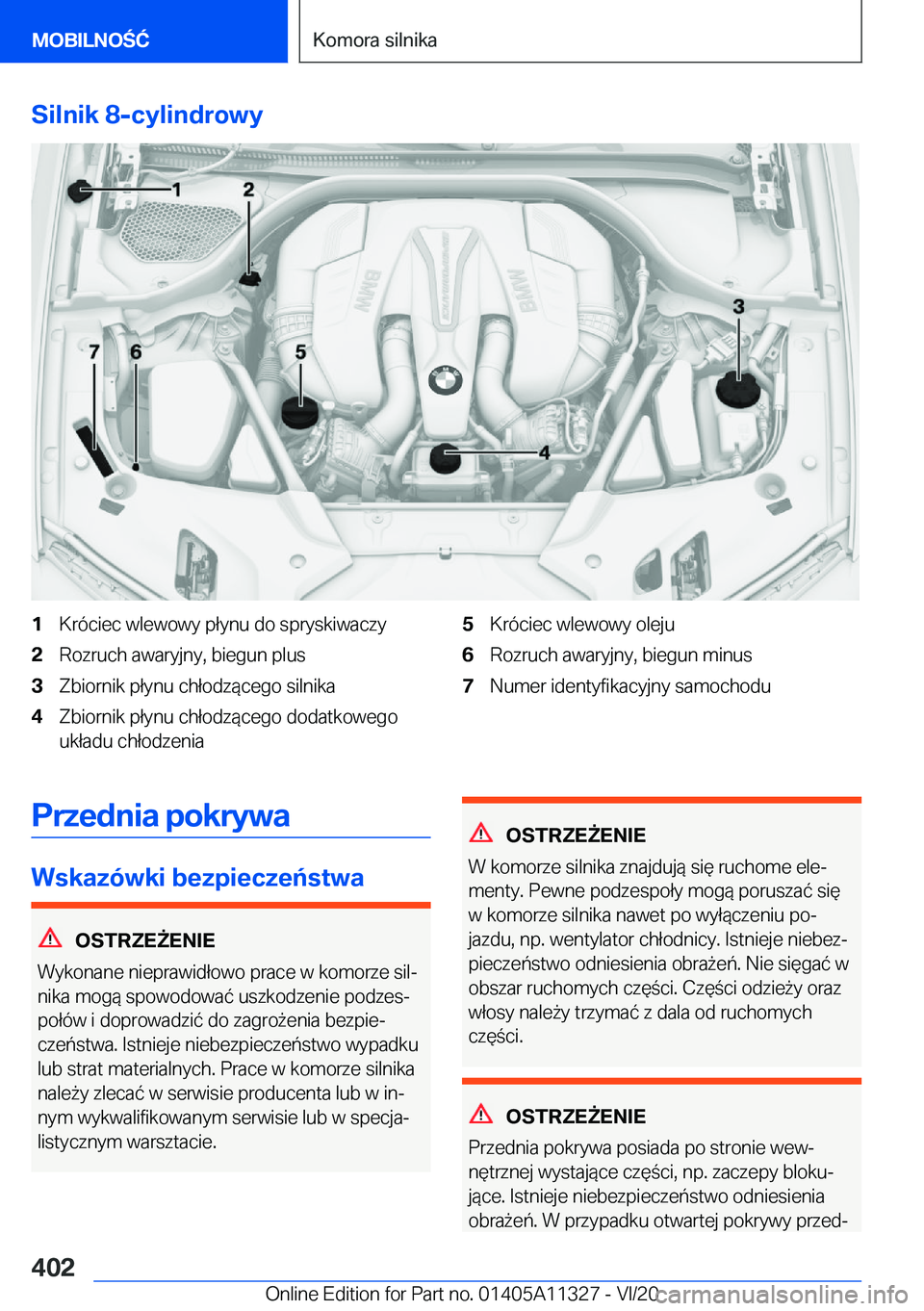 BMW 5 SERIES 2021  Instrukcja obsługi (in Polish) �S�i�l�n�i�k��8�-�c�y�l�i�n�d�r�o�w�y�1�K�r�