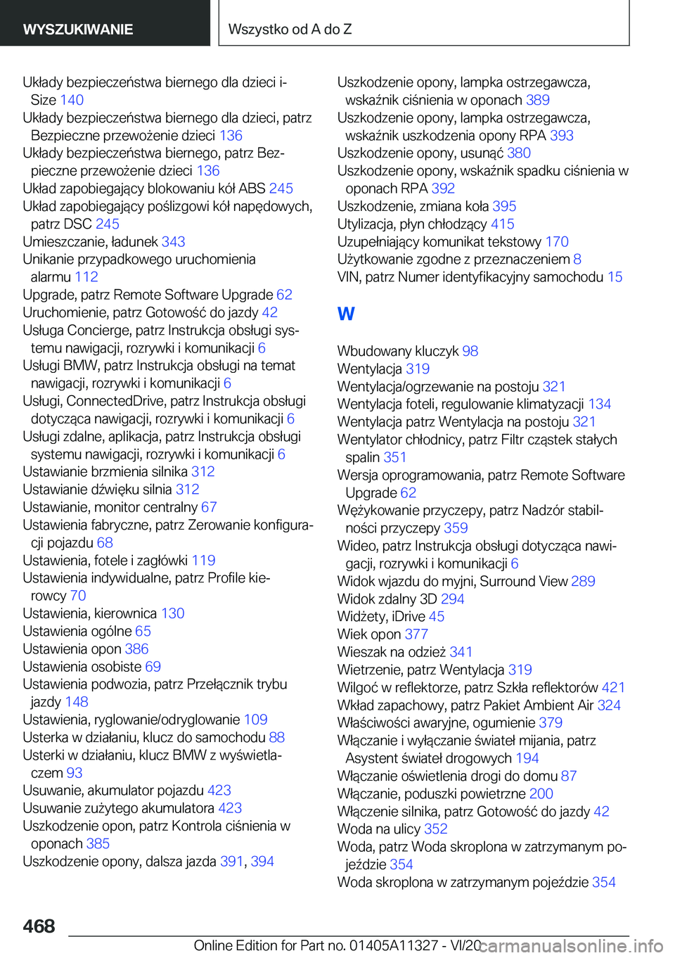 BMW 5 SERIES 2021  Instrukcja obsługi (in Polish) �U�k�ł�a�d�y��b�e�z�p�i�e�c�z�e�