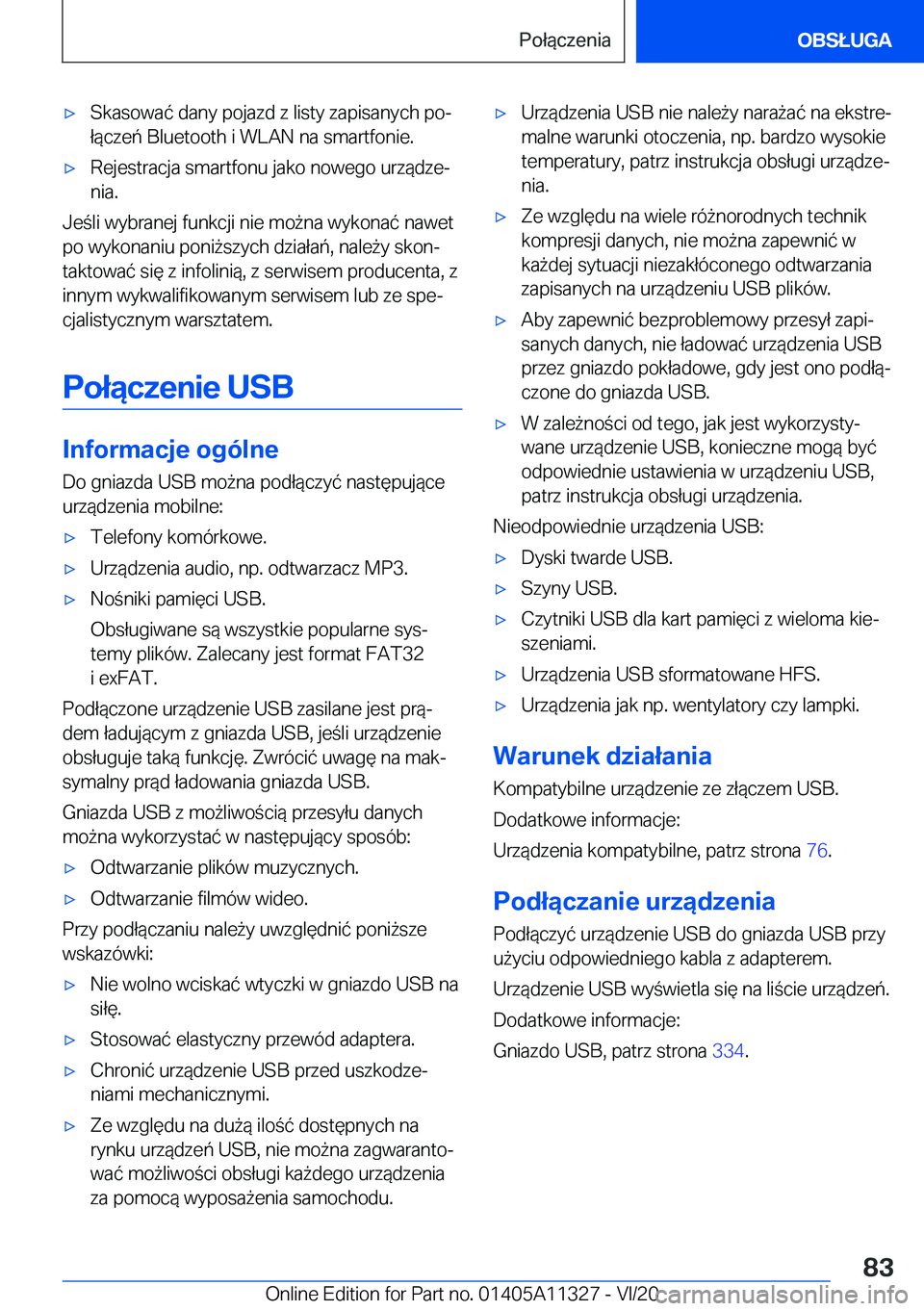 BMW 5 SERIES 2021  Instrukcja obsługi (in Polish) 'x�S�k�a�s�o�w�a�