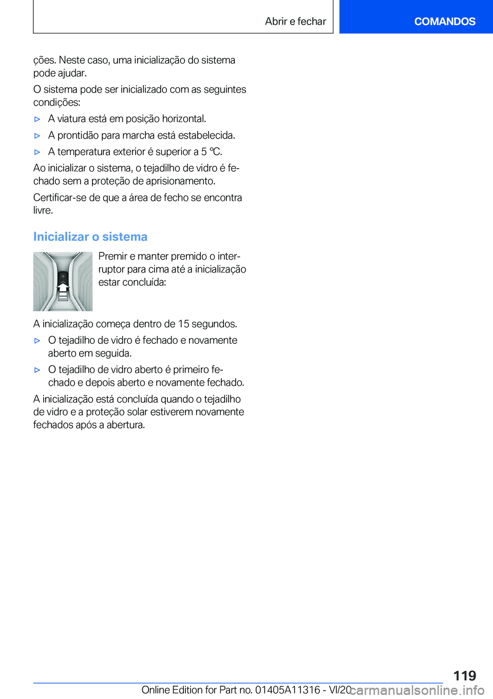 BMW 5 SERIES 2021  Manual do condutor (in Portuguese) �