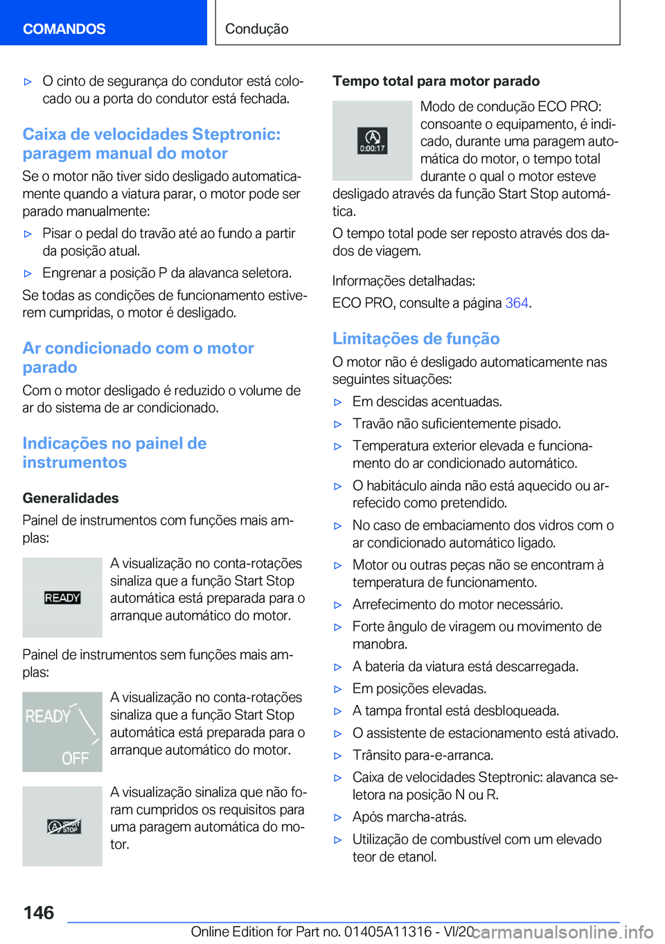 BMW 5 SERIES 2021  Manual do condutor (in Portuguese) x�O��c�i�n�t�o��d�e��s�e�g�u�r�a�n�