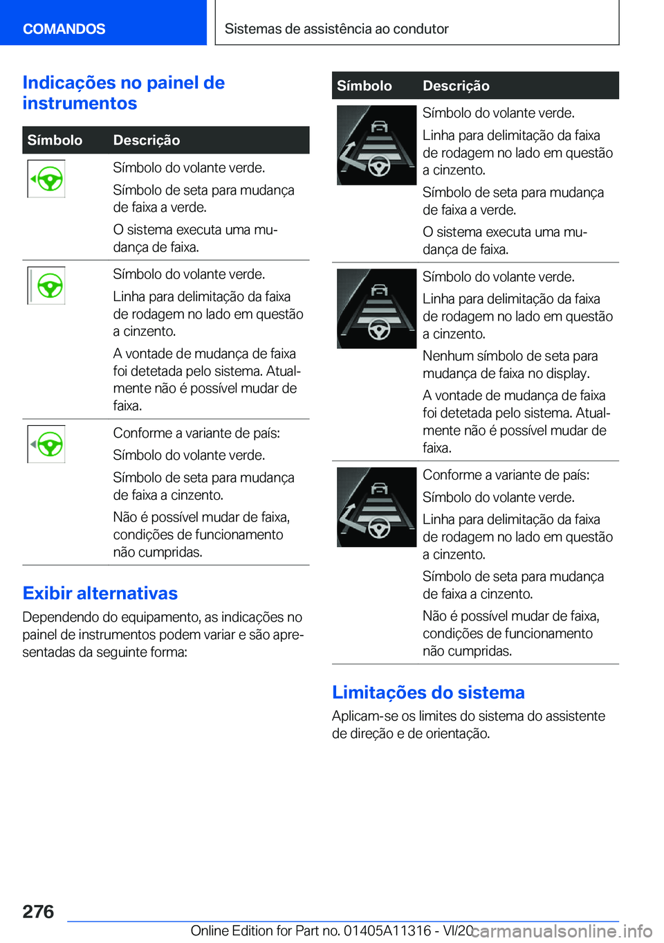 BMW 5 SERIES 2021  Manual do condutor (in Portuguese) �I�n�d�i�c�a�
