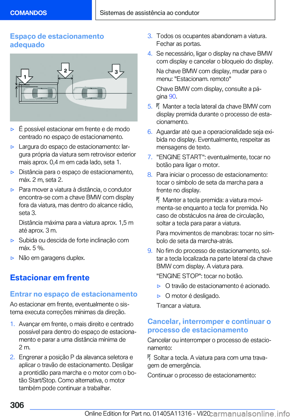 BMW 5 SERIES 2021  Manual do condutor (in Portuguese) �E�s�p�a�