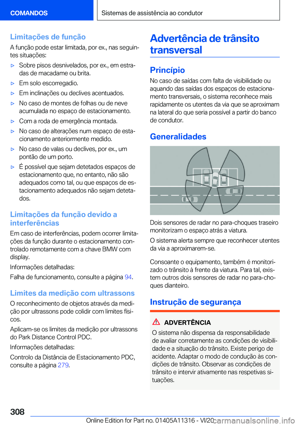 BMW 5 SERIES 2021  Manual do condutor (in Portuguese) �L�i�m�i�t�a�