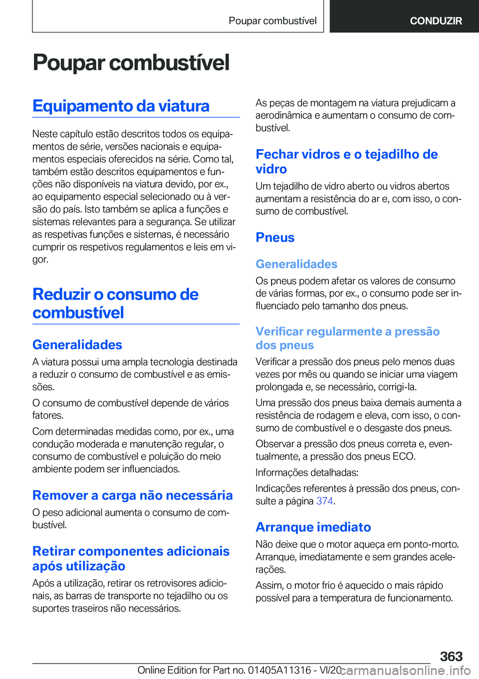 BMW 5 SERIES 2021  Manual do condutor (in Portuguese) �P�o�u�p�a�r��c�o�m�b�u�s�t�