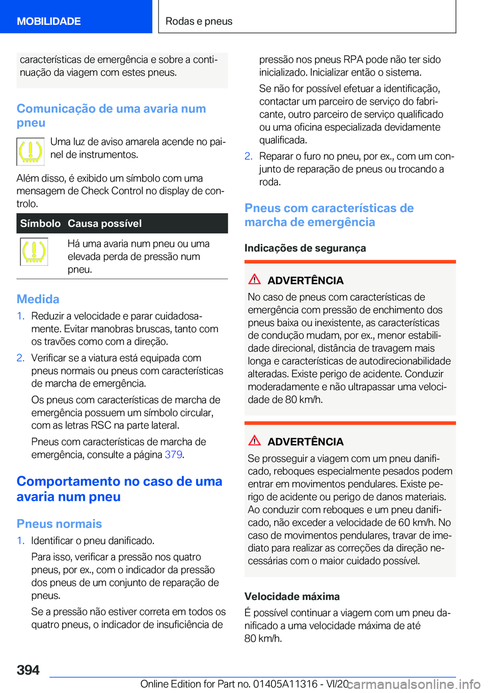 BMW 5 SERIES 2021  Manual do condutor (in Portuguese) �c�a�r�a�c�t�e�r�
