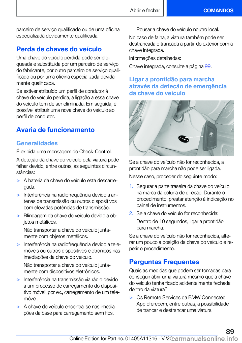 BMW 5 SERIES 2021  Manual do condutor (in Portuguese) �p�a�r�c�e�i�r�o��d�e��s�e�r�v�i�