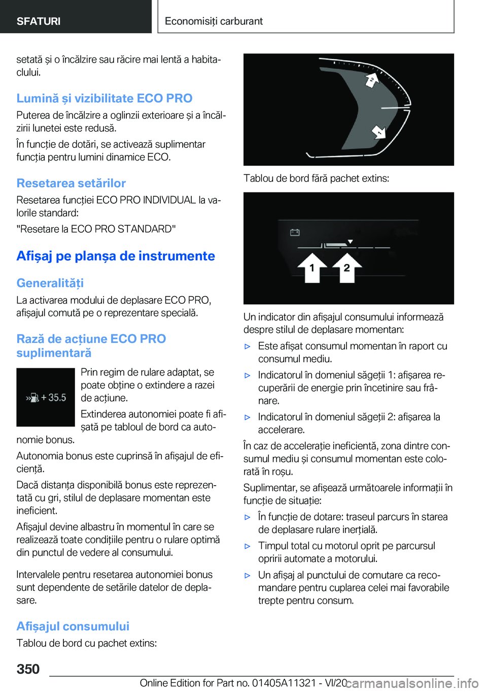 BMW 5 SERIES 2021  Ghiduri De Utilizare (in Romanian) �s�e�t�a�t�ă�&�i��o��