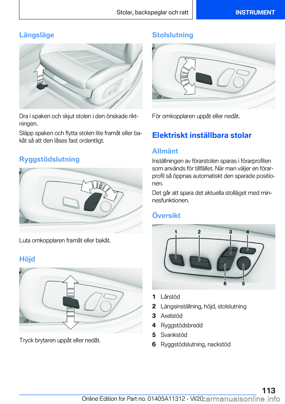 BMW 5 SERIES 2021  InstruktionsbÖcker (in Swedish) �L�ä�n�g�s�l�ä�g�e
�D�r�a��i��s�p�a�k�e�n��o�c�h��s�k�j�u�t��s�t�o�l�e�n��i��d�e�n��