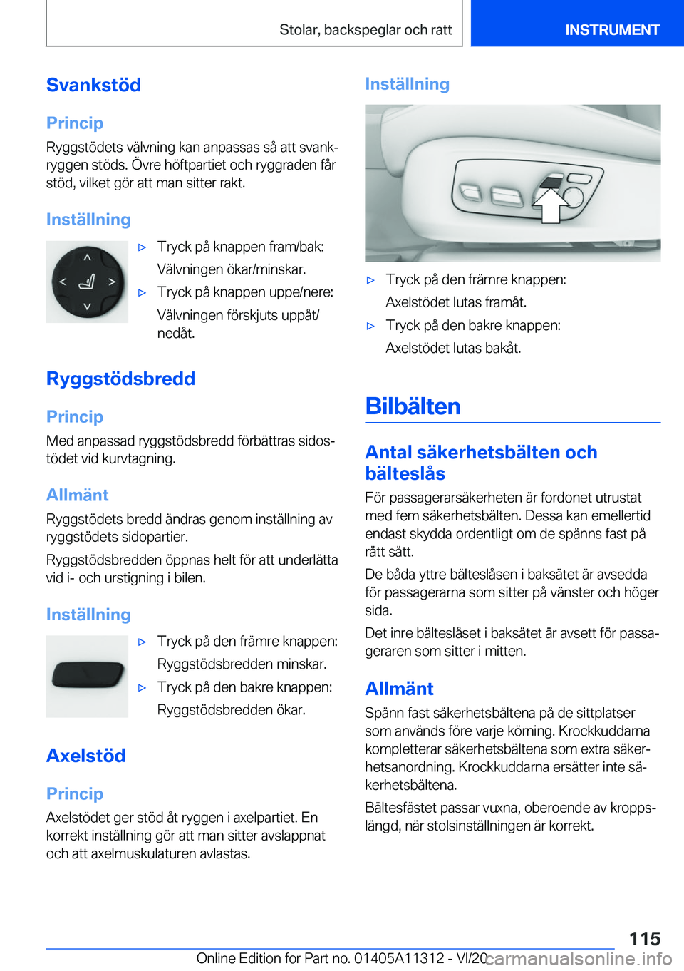 BMW 5 SERIES 2021  InstruktionsbÖcker (in Swedish) �S�v�a�n�k�s�t�