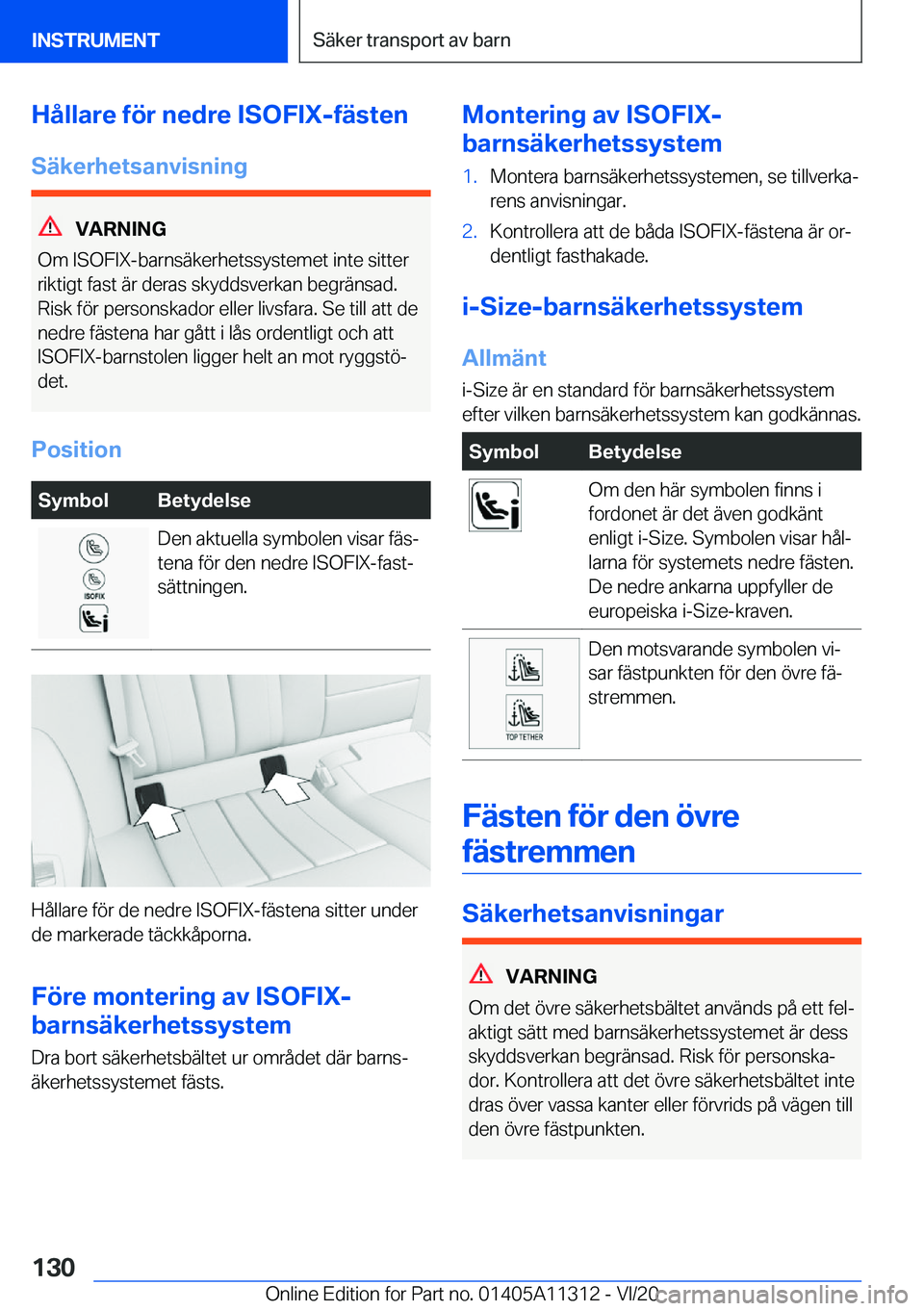 BMW 5 SERIES 2021  InstruktionsbÖcker (in Swedish) �H�å�l�l�a�r�e��f�