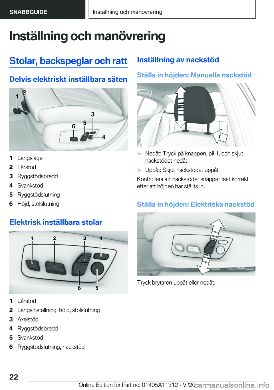 BMW 5 SERIES 2021  InstruktionsbÖcker (in Swedish) �I�n�s�t�ä�l�l�n�i�n�g��o�c�h��m�a�n�