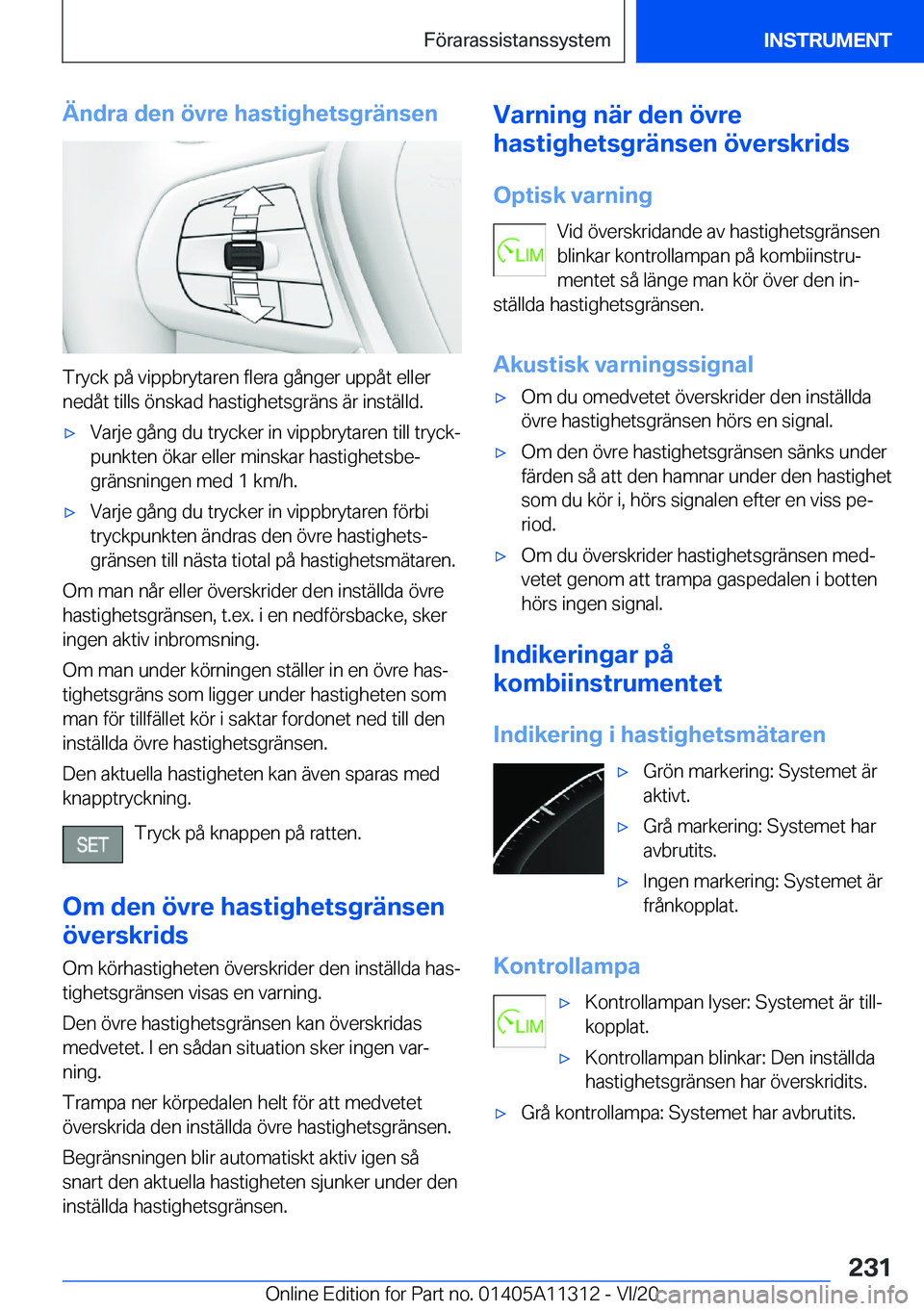 BMW 5 SERIES 2021  InstruktionsbÖcker (in Swedish) �Ä�n�d�r�a��d�e�n��