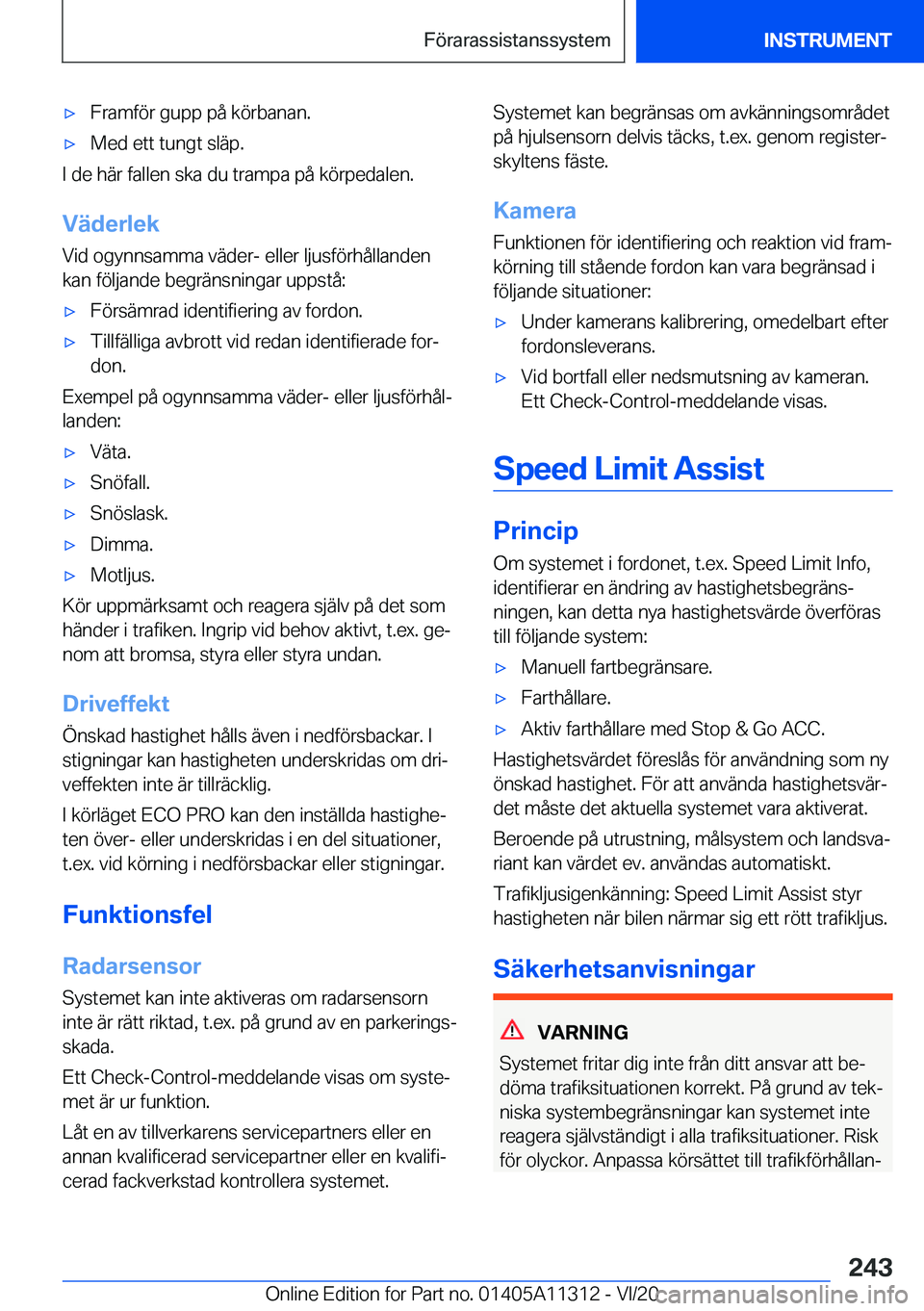 BMW 5 SERIES 2021  InstruktionsbÖcker (in Swedish) 'x�F�r�a�m�f�