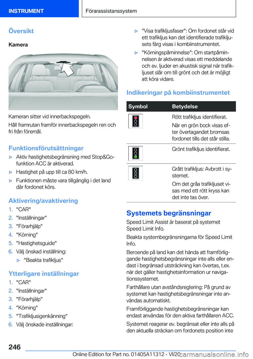 BMW 5 SERIES 2021  InstruktionsbÖcker (in Swedish) �