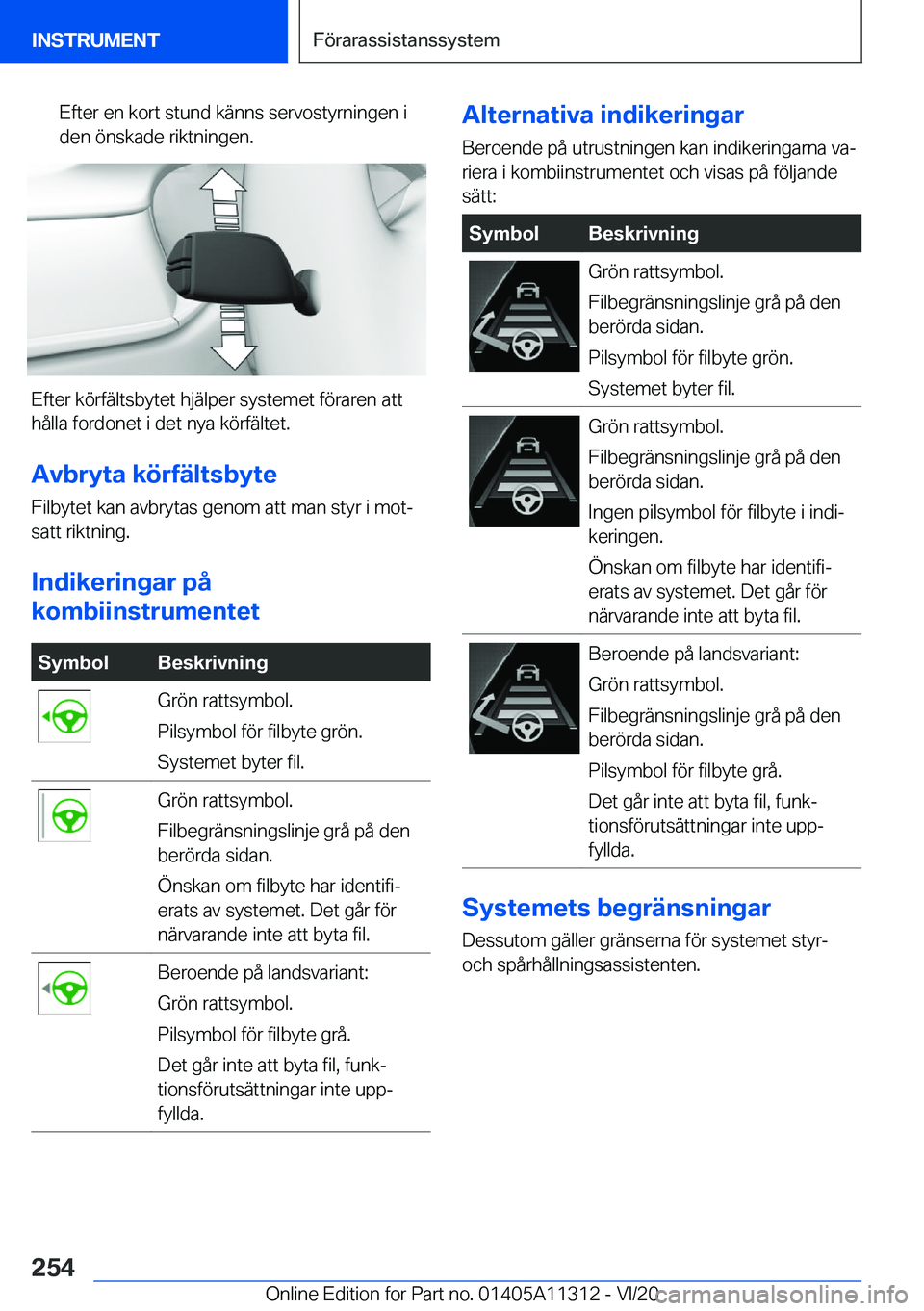 BMW 5 SERIES 2021  InstruktionsbÖcker (in Swedish) �E�f�t�e�r��e�n��k�o�r�t��s�t�u�n�d��k�ä�n�n�s��s�e�r�v�o�s�t�y�r�n�i�n�g�e�n��i�d�e�n��