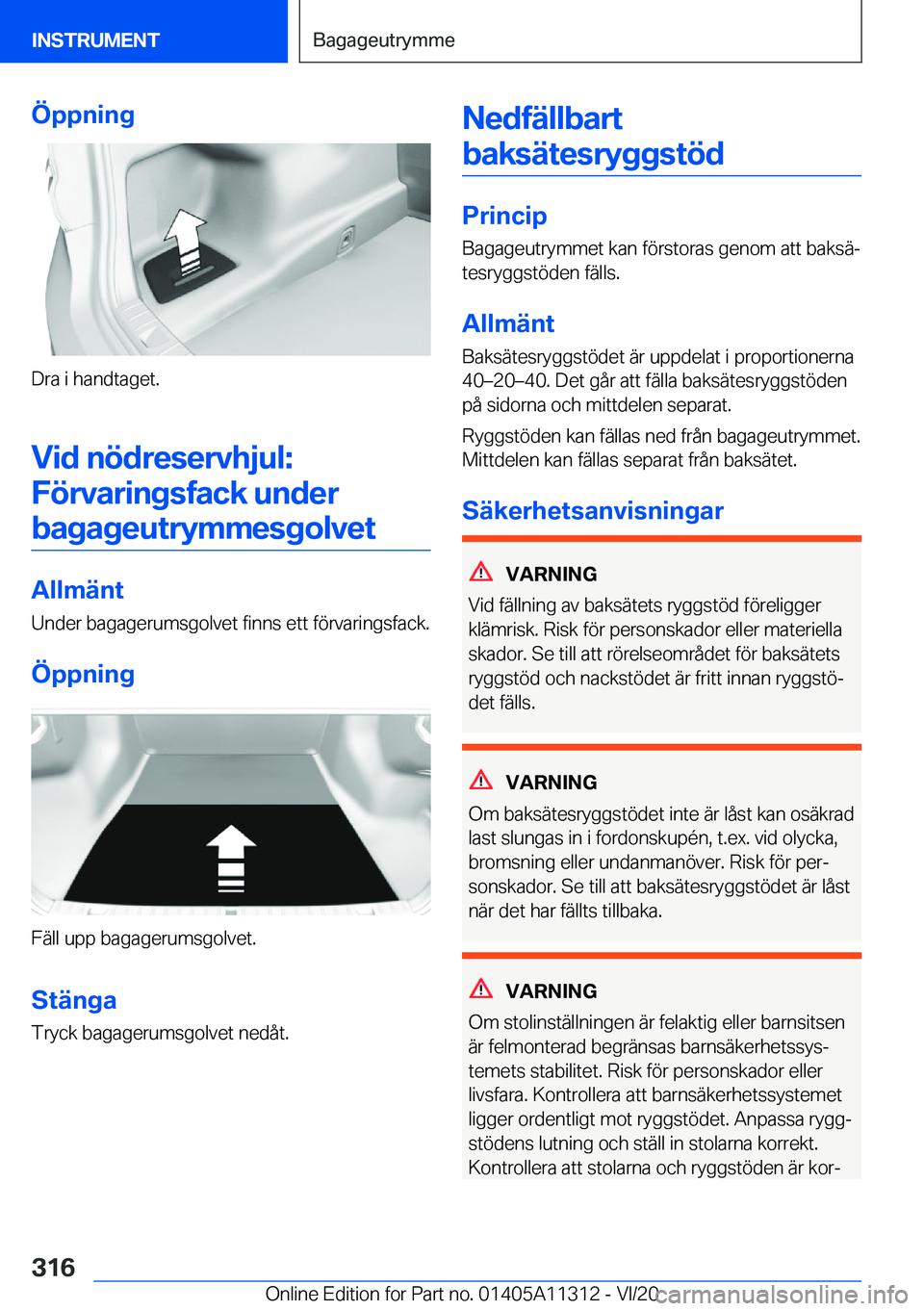 BMW 5 SERIES 2021  InstruktionsbÖcker (in Swedish) �