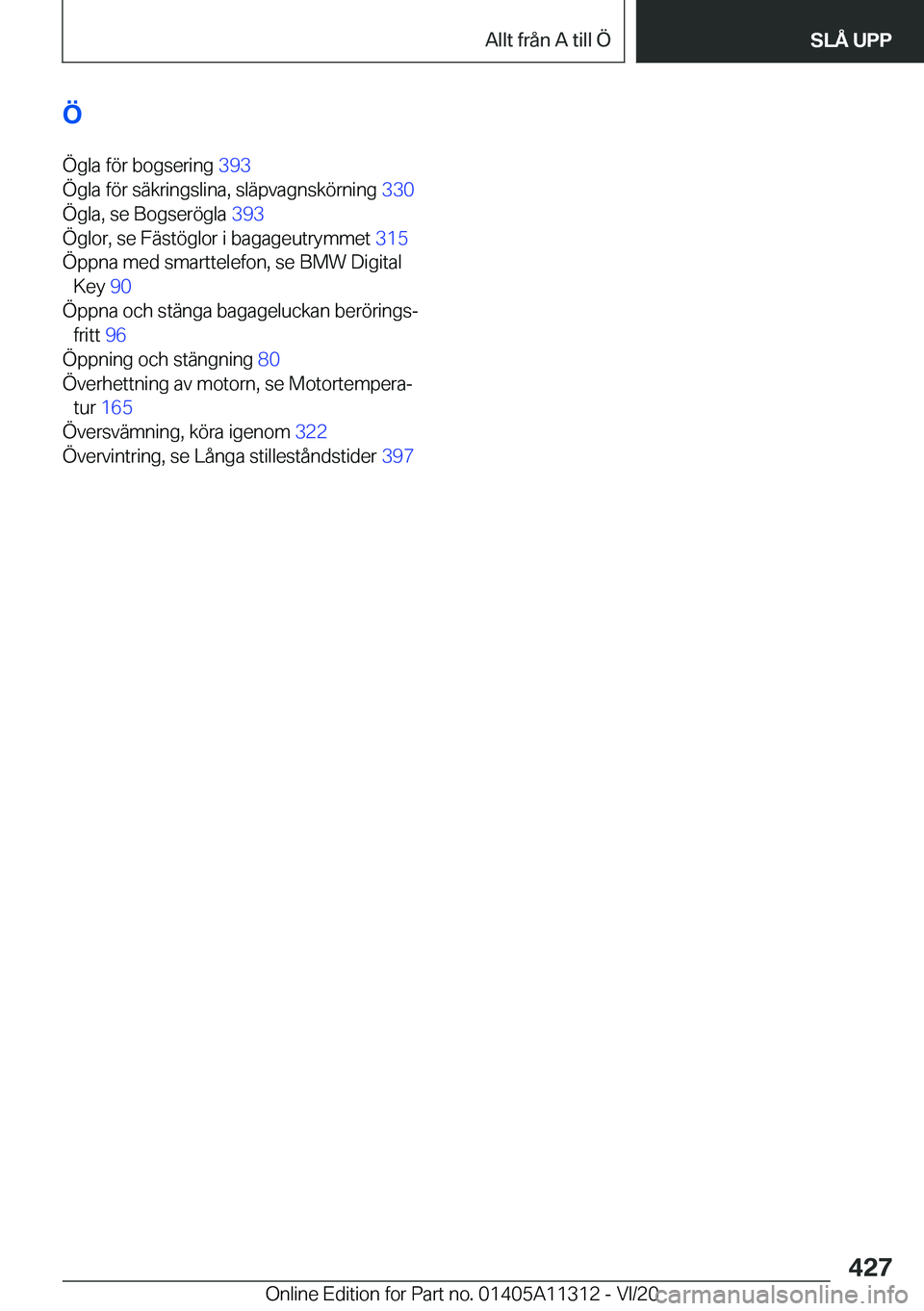 BMW 5 SERIES 2021  InstruktionsbÖcker (in Swedish) �